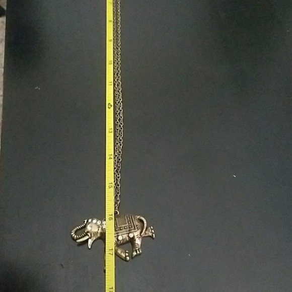 Bronze Elephant Necklace - Picture 5 of 7